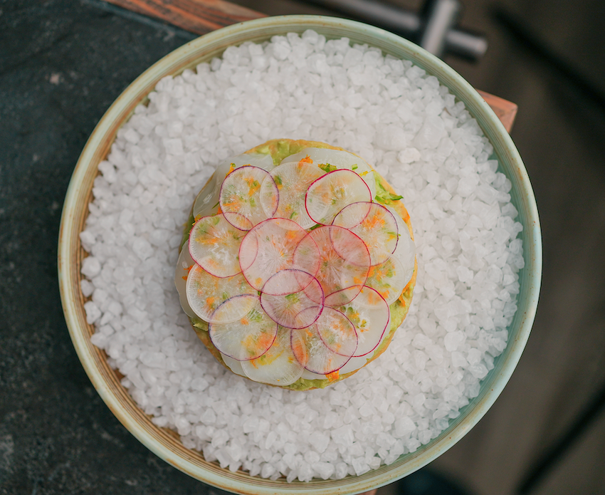 Andy Cooks - Scallop tostada