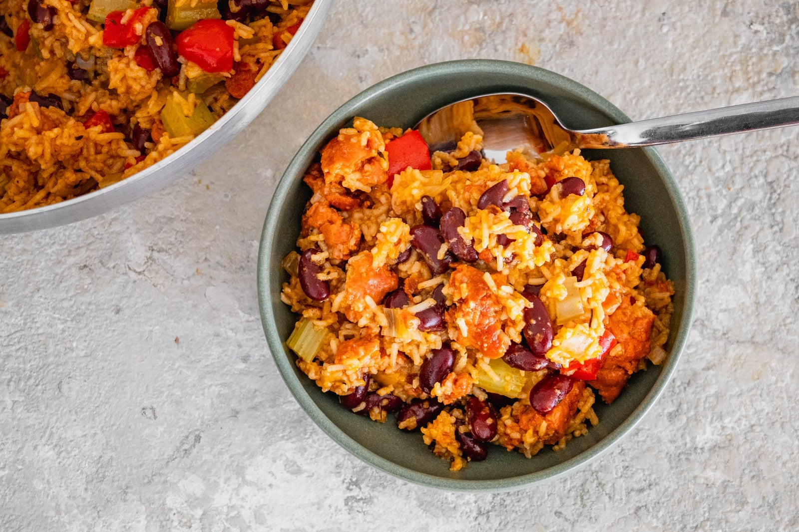 Andy Cooks - One Pot Chorizo Red Beans Rice