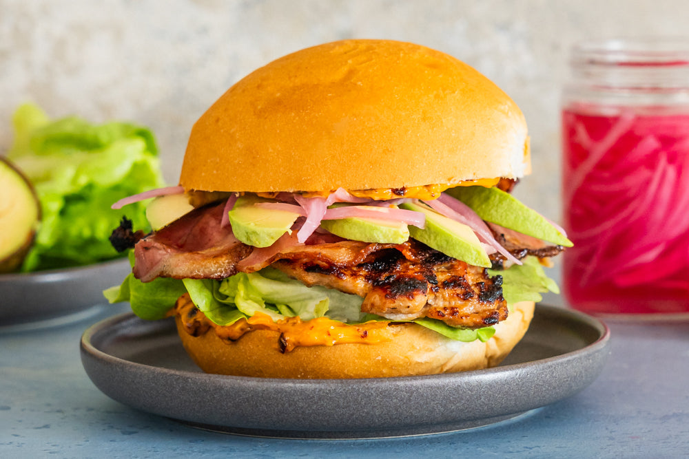 Andy Cooks - Grilled chicken burger