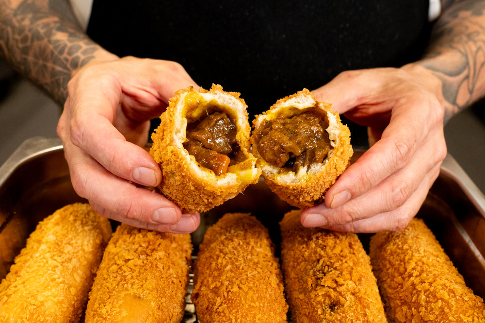 Andy Cooks - Japanese curry bread recipe