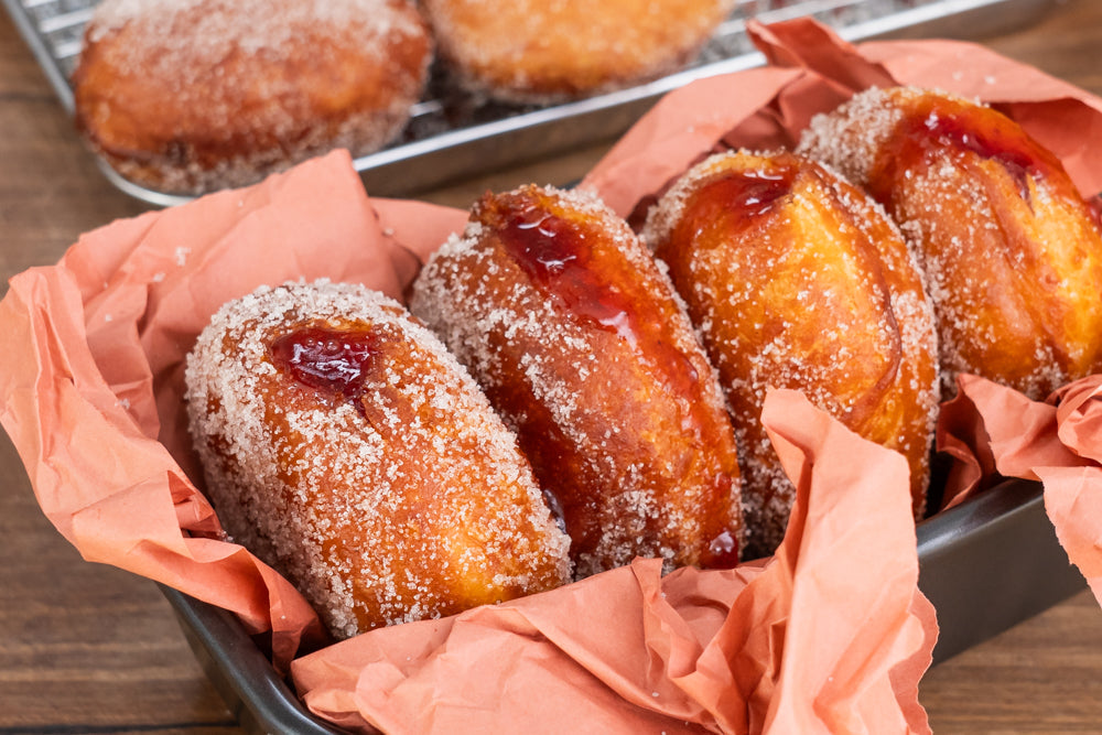 Andy Cooks - Fresh Jam Doughnuts