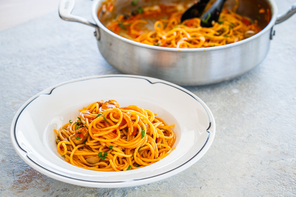 Andy Cooks - Quick Spaghetti Puttanesca Recipe