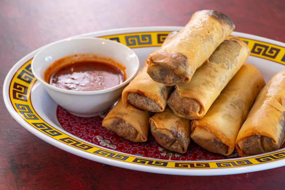 Andy Cooks - Egg Rolls with Chilli Sauce