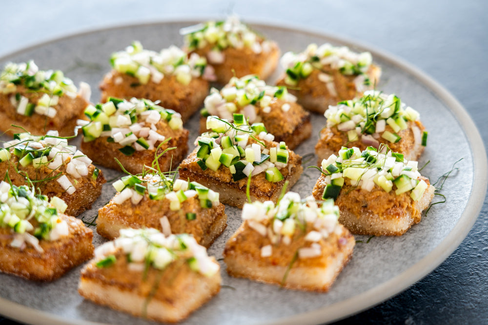 Andy Cooks - Crispy Rice with Satay and Lime Leaf