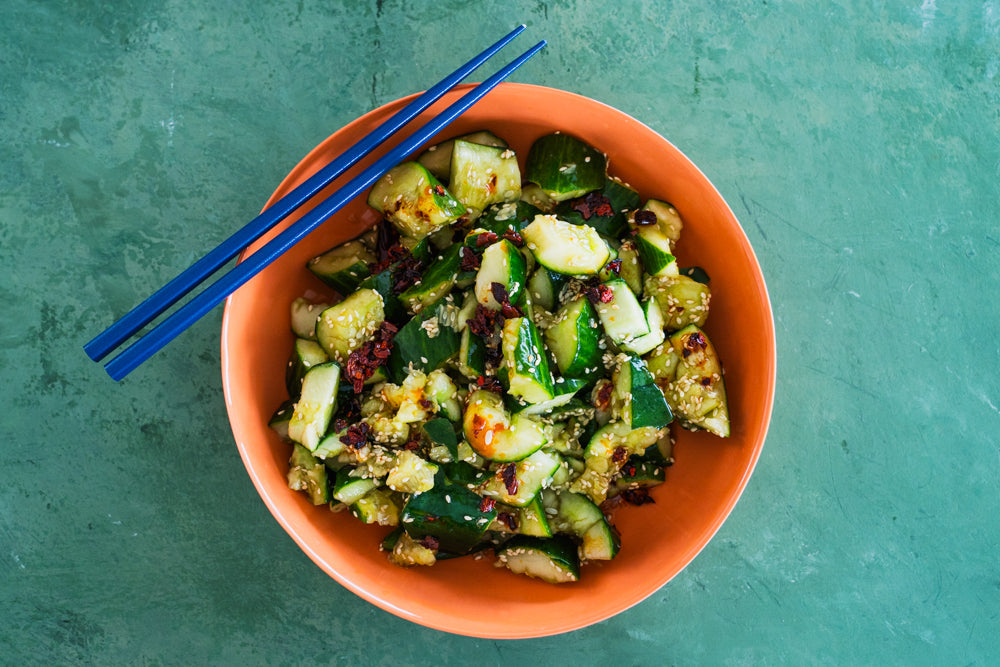 Andy Cooks - Smashed Cucumber Salad Recipe