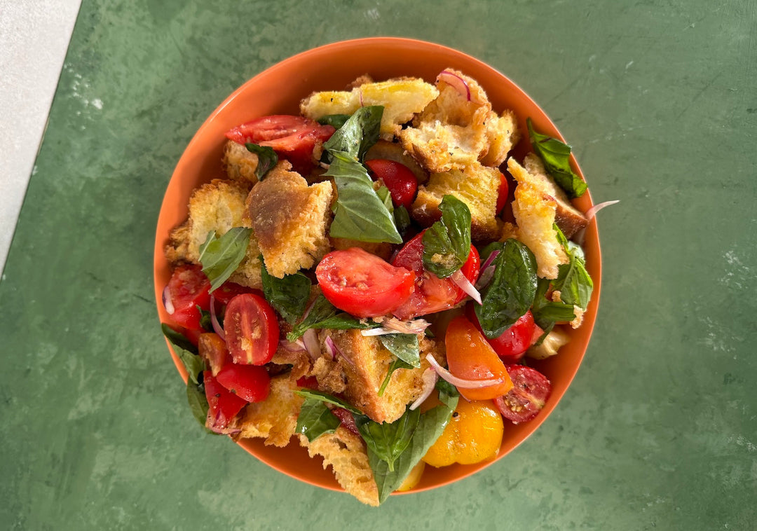 Andy Cooks - Simple Panzanella Salad